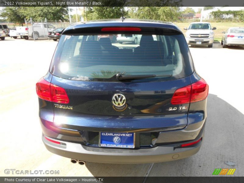 Night Blue Metallic / Black 2012 Volkswagen Tiguan S