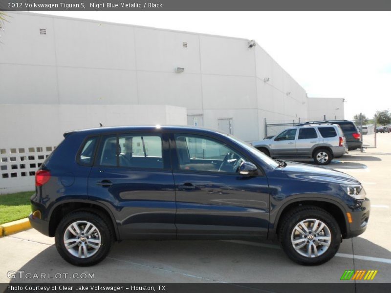 Night Blue Metallic / Black 2012 Volkswagen Tiguan S