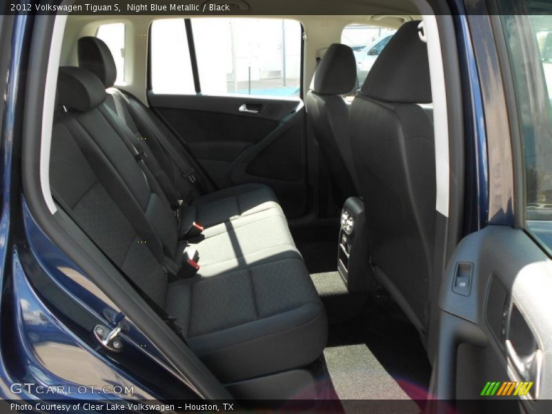 Night Blue Metallic / Black 2012 Volkswagen Tiguan S