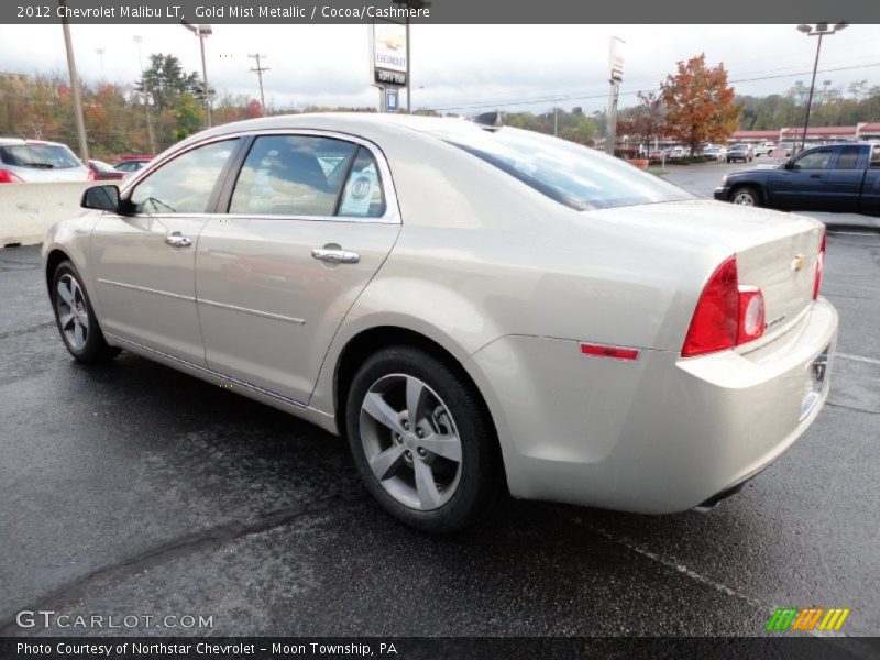 Gold Mist Metallic / Cocoa/Cashmere 2012 Chevrolet Malibu LT