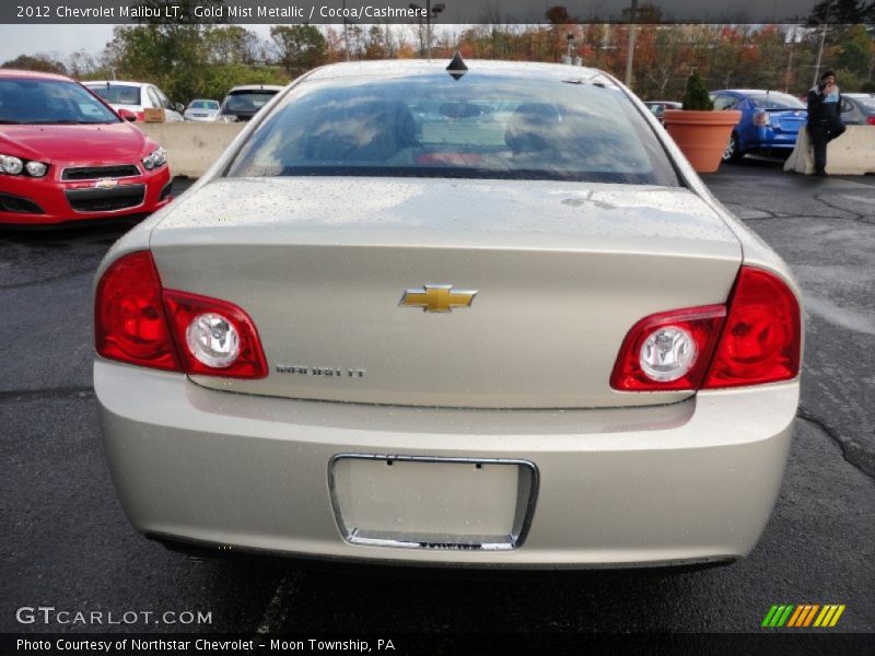 Gold Mist Metallic / Cocoa/Cashmere 2012 Chevrolet Malibu LT