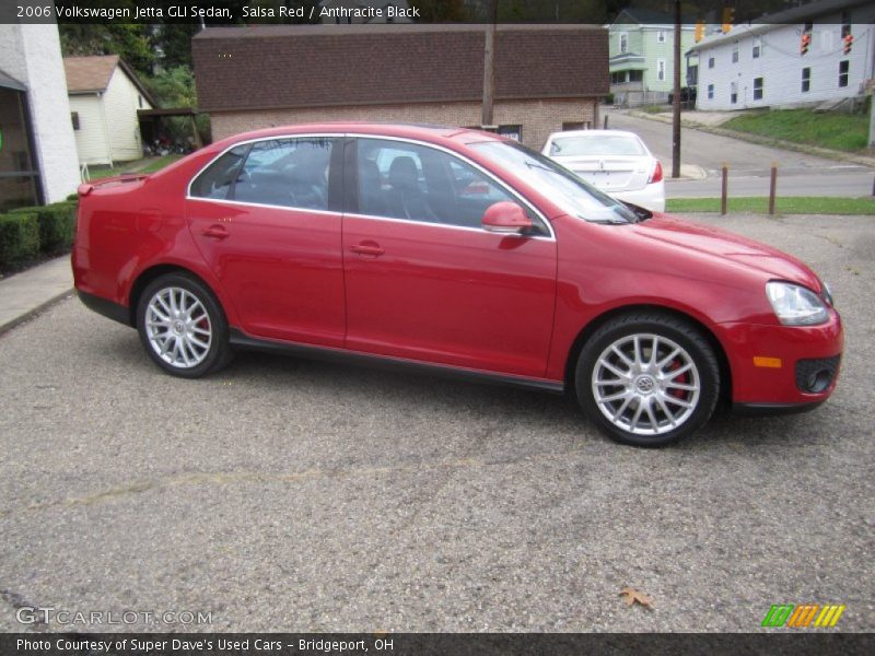 Salsa Red / Anthracite Black 2006 Volkswagen Jetta GLI Sedan