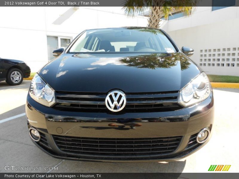 Black / Titan Black 2012 Volkswagen Golf 4 Door TDI