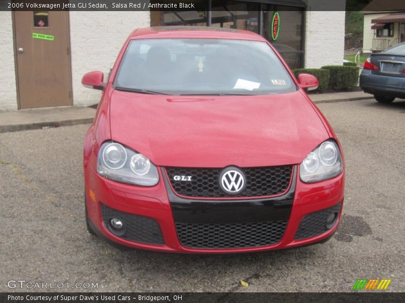 Salsa Red / Anthracite Black 2006 Volkswagen Jetta GLI Sedan