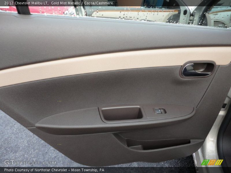 Gold Mist Metallic / Cocoa/Cashmere 2012 Chevrolet Malibu LT
