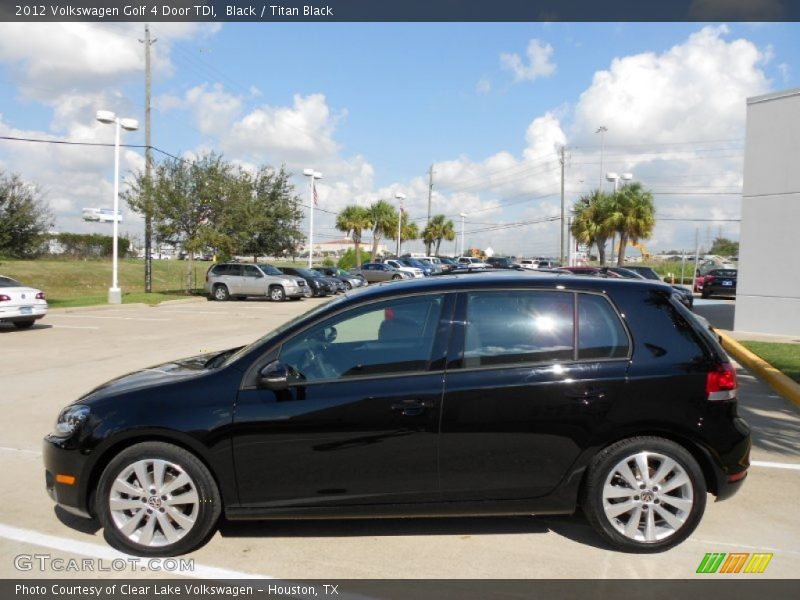  2012 Golf 4 Door TDI Black