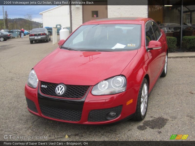 Salsa Red / Anthracite Black 2006 Volkswagen Jetta GLI Sedan
