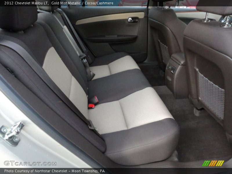 Gold Mist Metallic / Cocoa/Cashmere 2012 Chevrolet Malibu LT