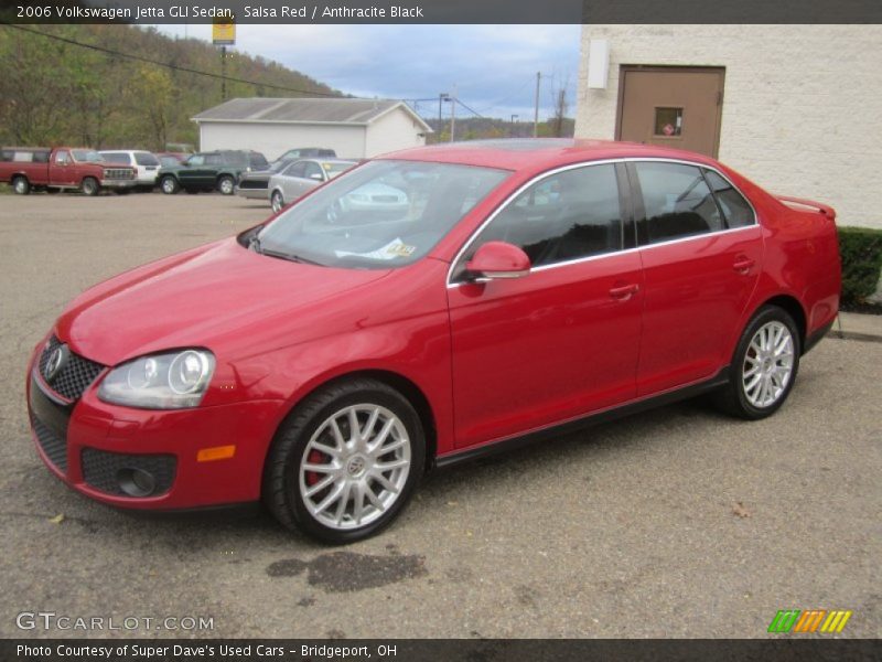 Salsa Red / Anthracite Black 2006 Volkswagen Jetta GLI Sedan