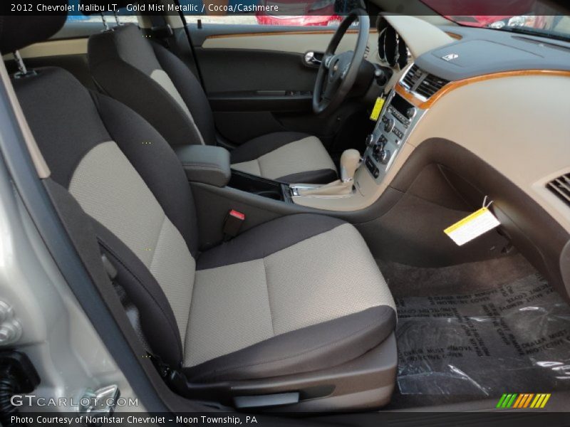 Gold Mist Metallic / Cocoa/Cashmere 2012 Chevrolet Malibu LT