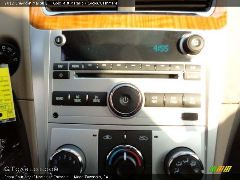 Gold Mist Metallic / Cocoa/Cashmere 2012 Chevrolet Malibu LT