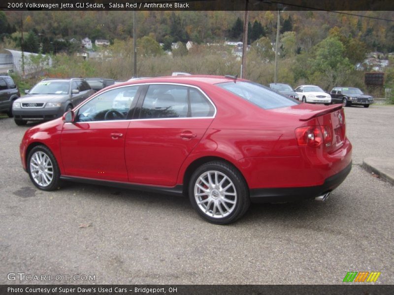 Salsa Red / Anthracite Black 2006 Volkswagen Jetta GLI Sedan