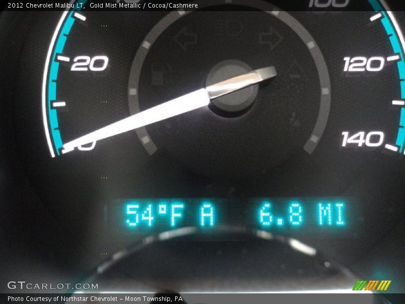 Gold Mist Metallic / Cocoa/Cashmere 2012 Chevrolet Malibu LT