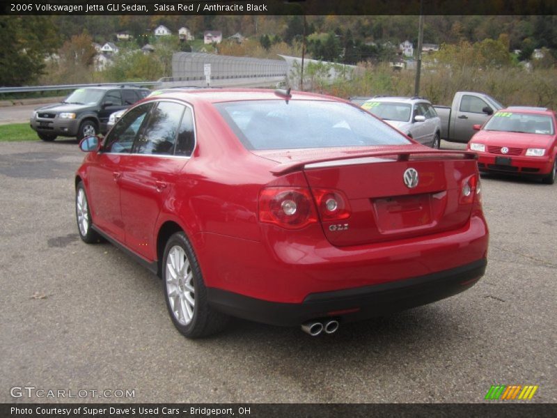 Salsa Red / Anthracite Black 2006 Volkswagen Jetta GLI Sedan