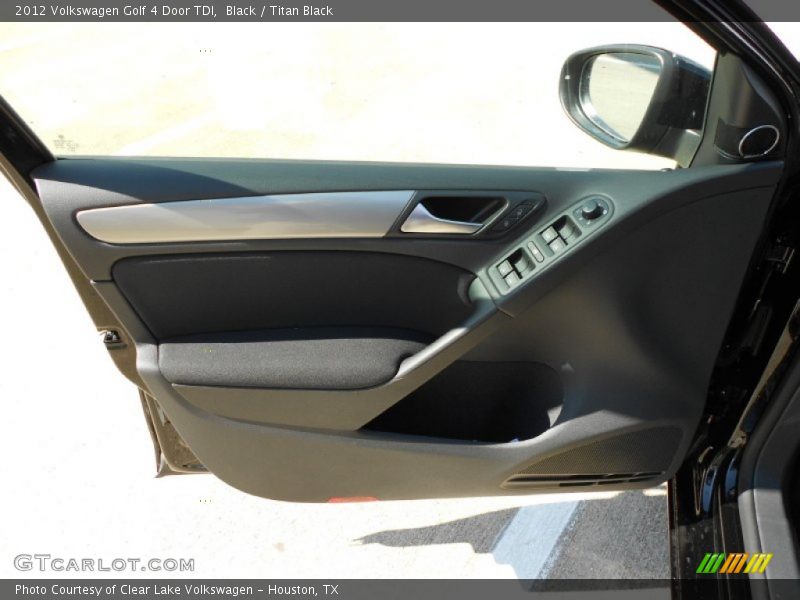 Black / Titan Black 2012 Volkswagen Golf 4 Door TDI