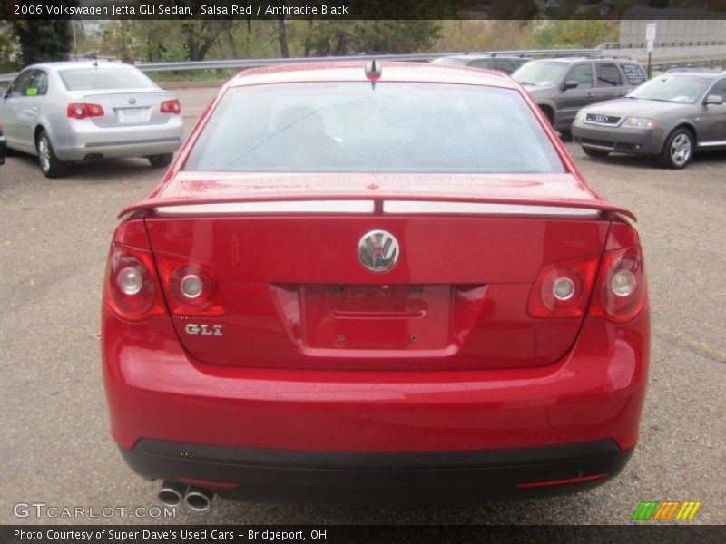 Salsa Red / Anthracite Black 2006 Volkswagen Jetta GLI Sedan