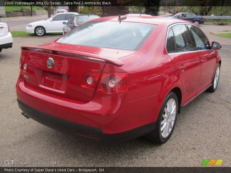 Salsa Red / Anthracite Black 2006 Volkswagen Jetta GLI Sedan