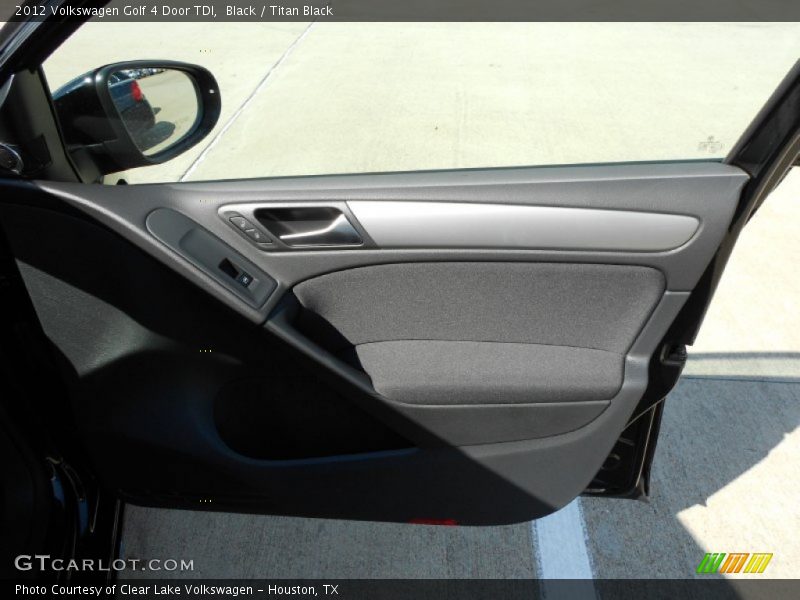Black / Titan Black 2012 Volkswagen Golf 4 Door TDI