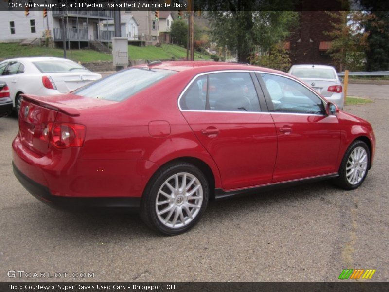 Salsa Red / Anthracite Black 2006 Volkswagen Jetta GLI Sedan