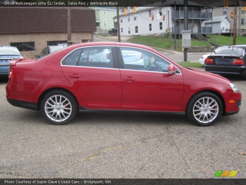 Salsa Red / Anthracite Black 2006 Volkswagen Jetta GLI Sedan