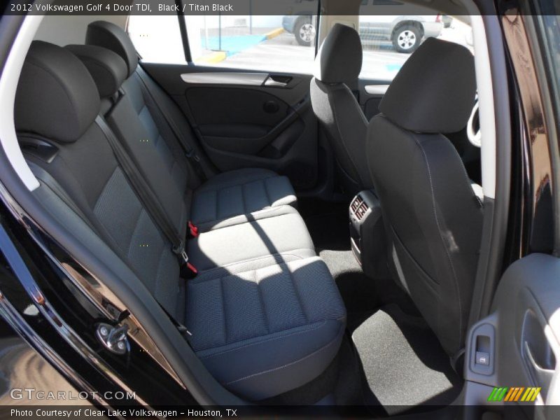 Black / Titan Black 2012 Volkswagen Golf 4 Door TDI