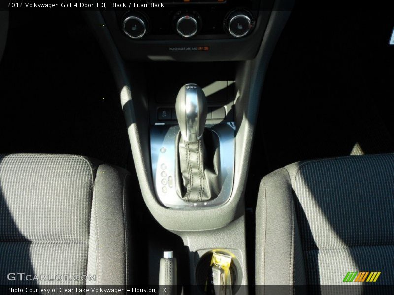 Black / Titan Black 2012 Volkswagen Golf 4 Door TDI