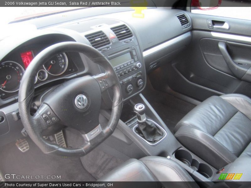 Salsa Red / Anthracite Black 2006 Volkswagen Jetta GLI Sedan