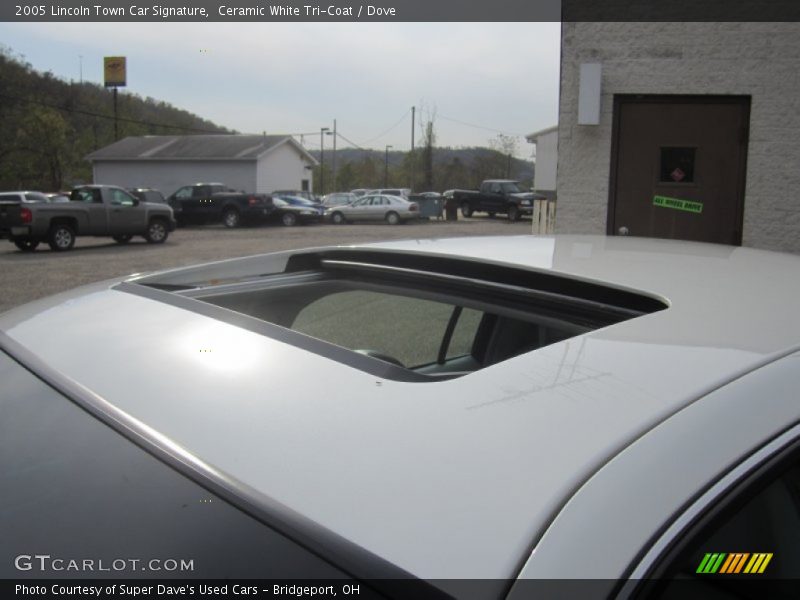 Ceramic White Tri-Coat / Dove 2005 Lincoln Town Car Signature
