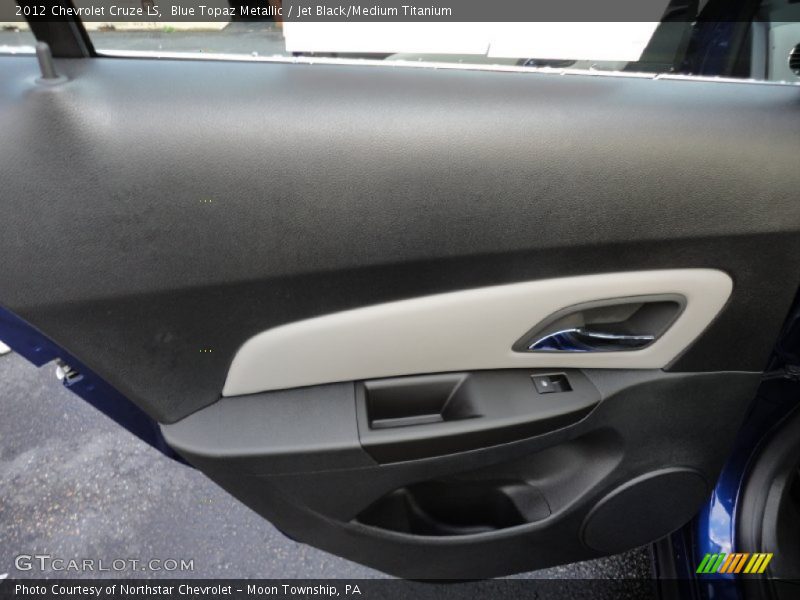 Blue Topaz Metallic / Jet Black/Medium Titanium 2012 Chevrolet Cruze LS