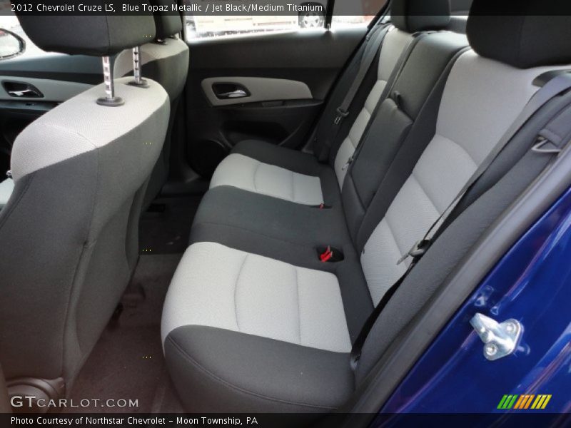 Blue Topaz Metallic / Jet Black/Medium Titanium 2012 Chevrolet Cruze LS