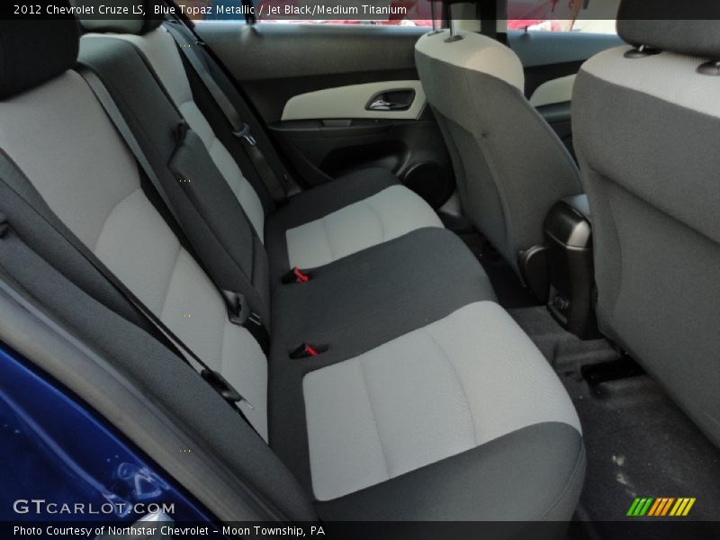 Blue Topaz Metallic / Jet Black/Medium Titanium 2012 Chevrolet Cruze LS