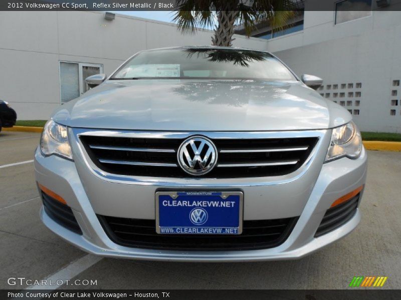 Reflex Silver Metallic / Black 2012 Volkswagen CC Sport