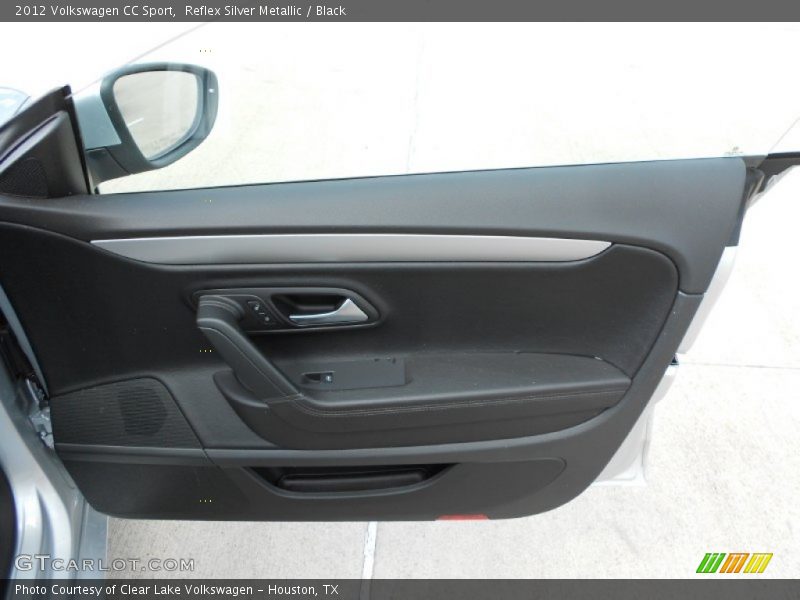 Reflex Silver Metallic / Black 2012 Volkswagen CC Sport