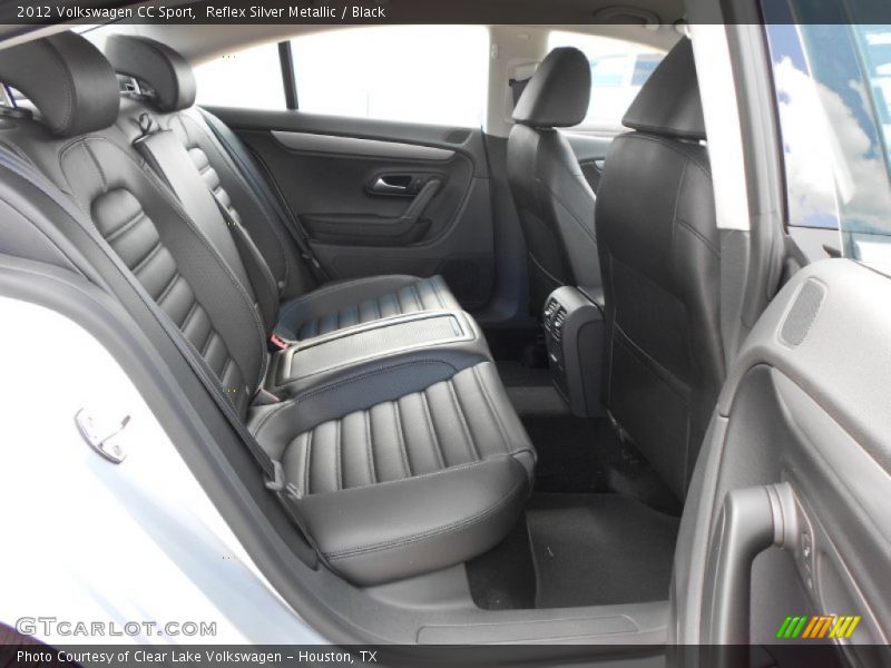 Reflex Silver Metallic / Black 2012 Volkswagen CC Sport