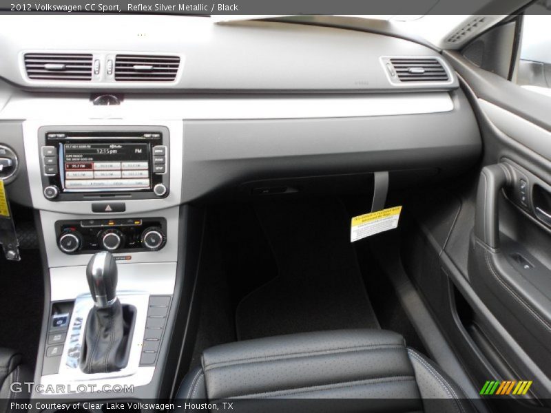 Reflex Silver Metallic / Black 2012 Volkswagen CC Sport
