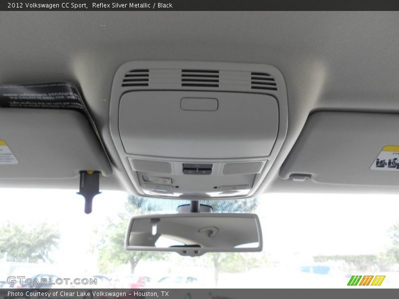 Reflex Silver Metallic / Black 2012 Volkswagen CC Sport