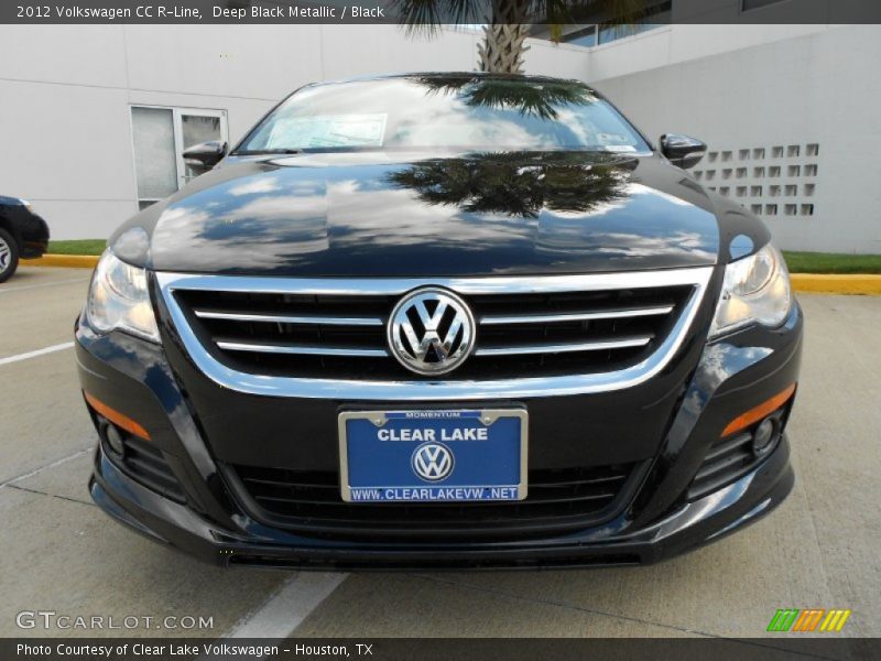 Deep Black Metallic / Black 2012 Volkswagen CC R-Line