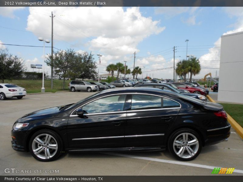 Deep Black Metallic / Black 2012 Volkswagen CC R-Line
