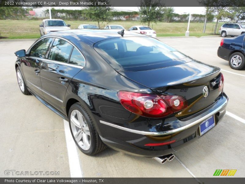 Deep Black Metallic / Black 2012 Volkswagen CC R-Line