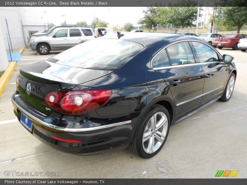 Deep Black Metallic / Black 2012 Volkswagen CC R-Line