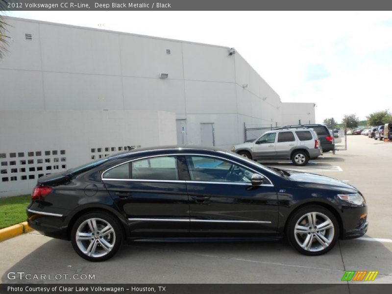 Deep Black Metallic / Black 2012 Volkswagen CC R-Line