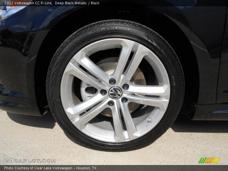 Deep Black Metallic / Black 2012 Volkswagen CC R-Line