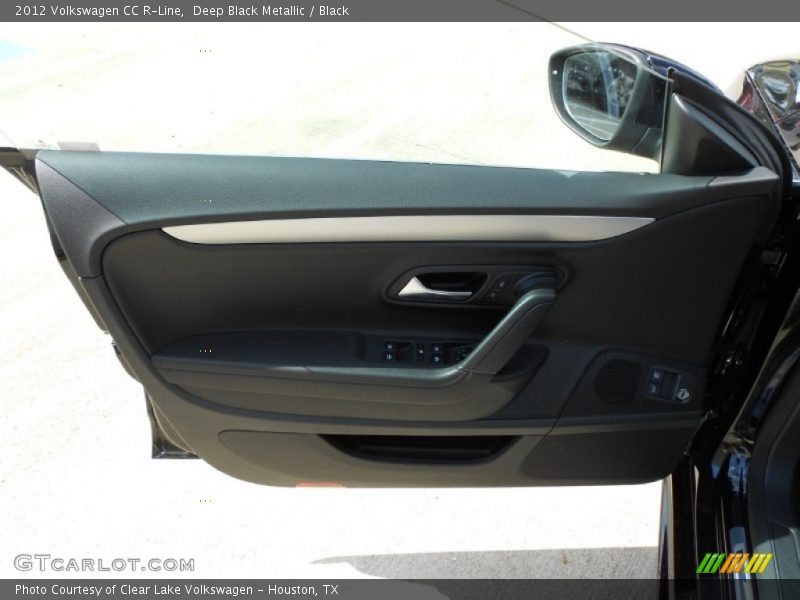 Deep Black Metallic / Black 2012 Volkswagen CC R-Line