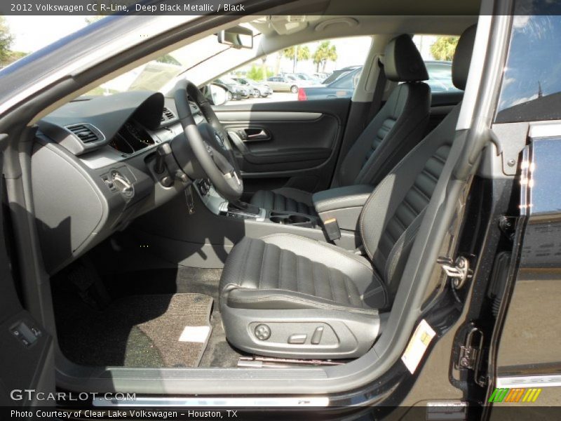 Deep Black Metallic / Black 2012 Volkswagen CC R-Line