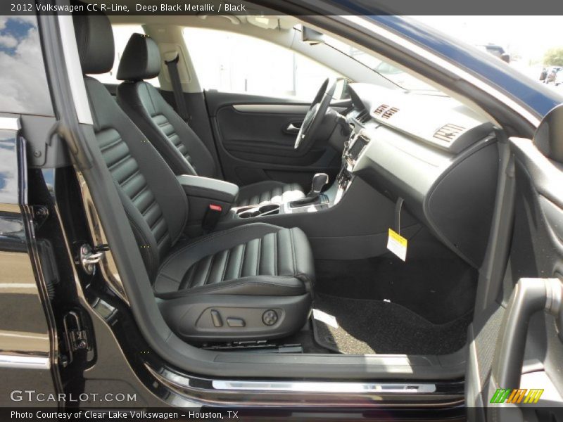 Deep Black Metallic / Black 2012 Volkswagen CC R-Line