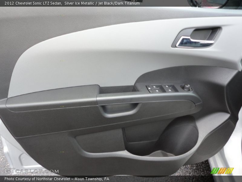 Silver Ice Metallic / Jet Black/Dark Titanium 2012 Chevrolet Sonic LTZ Sedan
