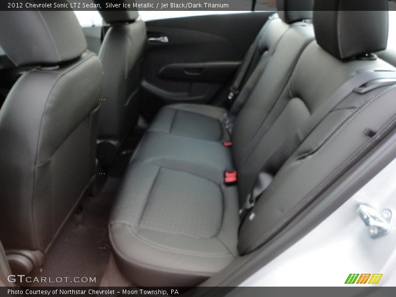 Silver Ice Metallic / Jet Black/Dark Titanium 2012 Chevrolet Sonic LTZ Sedan