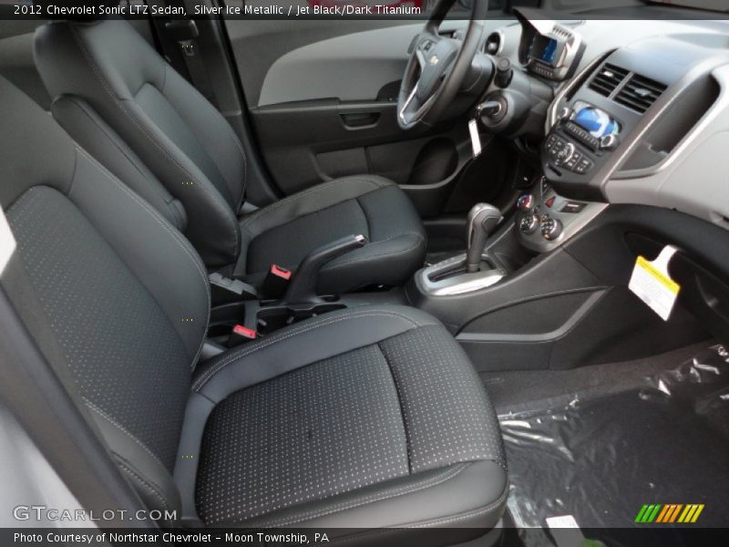  2012 Sonic LTZ Sedan Jet Black/Dark Titanium Interior