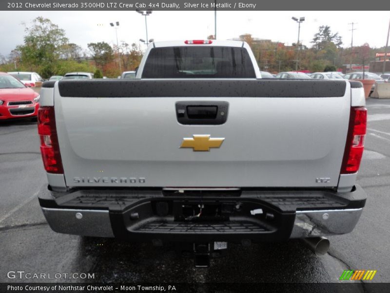 Silver Ice Metallic / Ebony 2012 Chevrolet Silverado 3500HD LTZ Crew Cab 4x4 Dually