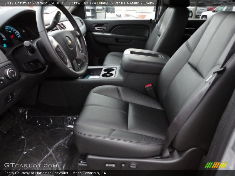  2012 Silverado 3500HD LTZ Crew Cab 4x4 Dually Ebony Interior
